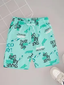 Pantaloons Junior Boys Conversational Printed Pure Cotton Regular Shorts