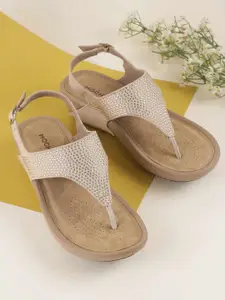 Mochi Embellished Ethnic Wedge Sandals