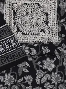 Meena Bazaar Printed Unstitched Dress Material