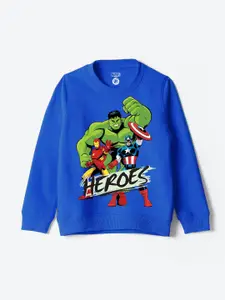 YK Marvel Boys Avengers Printed Sweatshirt