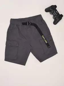 Pantaloons Junior Boys Regular Fit Mid-Rise Cotton Cargo Shorts