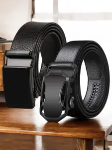 Metronaut Men Textured 2 PU Belt
