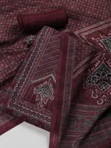 Meena Bazaar Printed Unstitched Dress Material