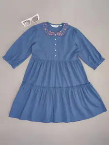 AKKRITI BY PANTALOONS  Girls Fit and Flare Dress