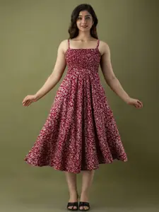 UNIFY FASHION Women Printed Fit & Flare Dress