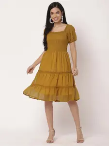 Moomaya Women Fit & Flare Dress