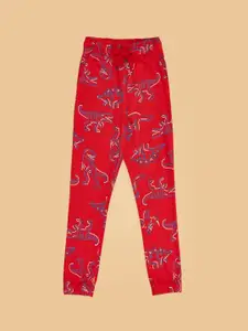 Pantaloons Junior Boys Printed Pure Cotton Joggers