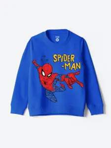 YK Marvel Boys Printed Pullover Sweatshirt