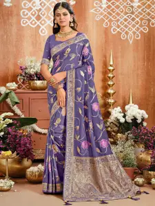 Anouk Women Floral Printed Saree With Blouse Piece