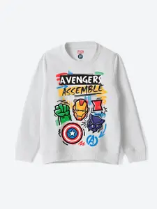 YK Marvel Boys Printed Sweatshirt