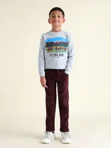 U.S. Polo Assn. Kids Boys Classic Slim Fit Trousers