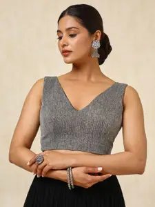 Soch Padded V-Neck Saree Blouse