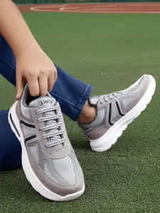 Bxxy Men Colourblocked Round Toe Lace Ups Running Non-Marking Shoes