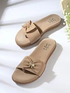 KARADDI Women Open Toe Flats With Bows