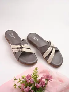 KARADDI Women Open Toe Flats