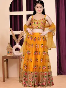 F Plus Fashion Girls Lehenga & Blouse With Dupatta