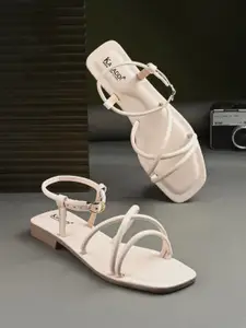 KARADDI Women Strappy Open Toe Flats