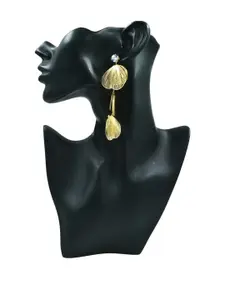 J & C Fashion Arena Stainless Steel Anti Tarnish Golden Western Earrings