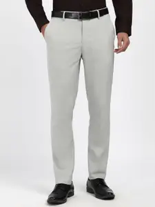 Peter England Men Slim Fit Formal Trousers