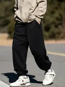 Imsa Moda Men Black Track Pants