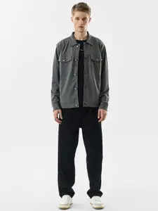 Snitch Men Solid Bomber Jacket