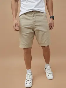 Fame Forever by Lifestyle Men Cotton Regular Fit Mid-Rise Chino Shorts