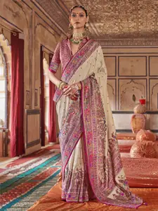 elora Polka Dots Woven Design Banarasi Saree