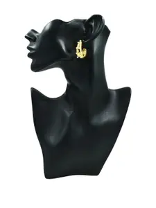 J & C Fashion Arena Stainless Steel Anti Tarnish Golden Western Earrings