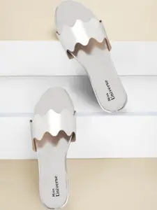 Miss Universe Women White Flip Flops