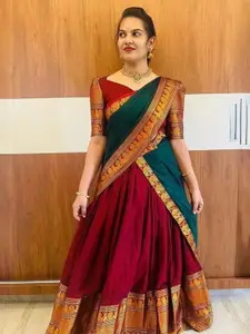 LADY SHOPI Women Ready to Wear Lehenga & Blouse With Dupatta