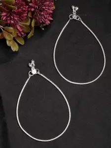 Anouk Set of 2 Silver-Plated Anklets