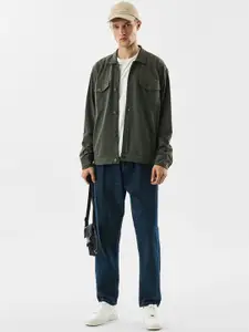 Snitch Men Solid Bomber Jacket