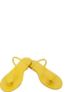 Miss Universe Women Yellow Flip Flops