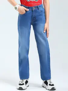 Monte Carlo Boys Straight Fit Mid-Rise Light Fade Cotton Jeans