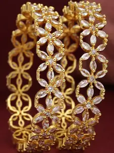 T4 JEWELS American Diamond Bangles