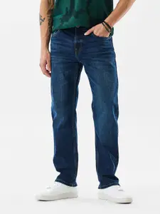 Snitch Men Indigo Mid-Rise Relaxed Fit Jeans
