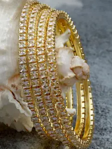 T4 JEWELS 4 Piece American Diamond Bangles