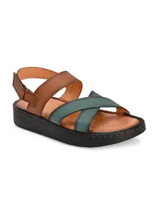 Hitz Men Leather Comfort Sandals