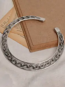 Anouk German Silver Silver-Plated Oxidised Necklace