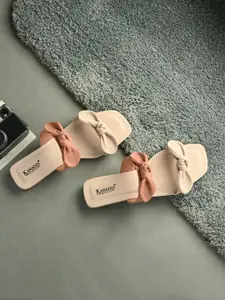 KARADDI Women Open Toe Flats