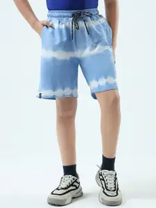 Monte Carlo Boys Washed Printed  Drawstring Shorts