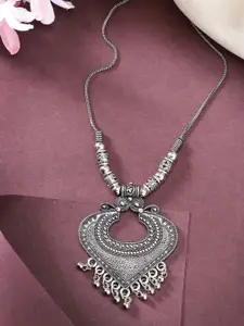 Anouk German Silver Silver-Plated Necklace