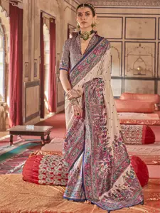 elora Wthnic Motifs Woven Design Banarasi Saree