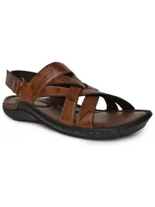 Buckaroo Men Open Toe Velcro Fisherman Sandals