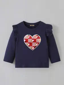 INCLUD Girls Embellished Embroidered Top