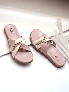 KARADDI Women Open Toe Flats