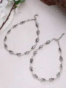 Anouk Silver-Plated Anklet