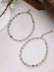Anouk Silver-Plated Anklet