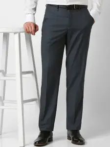 Van Heusen Men Regular Fit Mid-Rise Formal Trousers