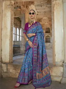 elora Ethnic Motifs Printed Saree